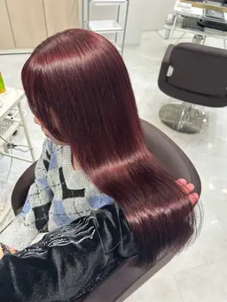 【ブリーチなしで最大限の透明感を】ブリーチなしダブルカラー🤍