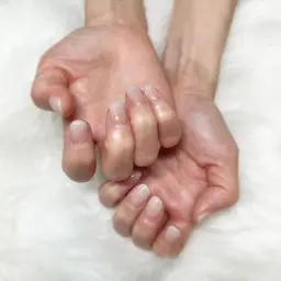 【オフ有】グラデーションorフレンチ(カラーorラメ)