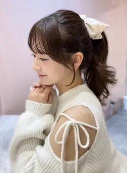 🆓💖盛れる顔周り小顔カット💖ෆ  ̖́-‬