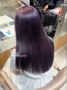 【 💜minimo限定価格💫 】前頭ブリーチ＋カラー＋髪質改善Aujuaトリートメント🫧