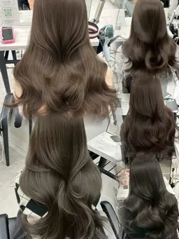 【㊗️ご新規様限定クーポン】天使の艶カラー✨+3Step外部補修tr💎+韓国巻きスタイリング⭕️【ミニモ限定】