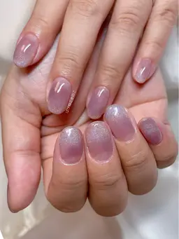 【オフなし】⭐️ショートネイルのマグネットジェル🧲ネイルのワンカラー練習モデル募集【補足必読】