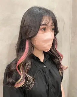 [最高級人毛シールエクステ]🌷エクステでインナーをデザイン♡10枚🌷