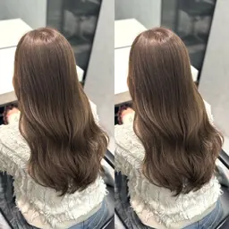 【ブリーチなしダブルカラー（黒染め落とし可）】+【ケアトリートメント】