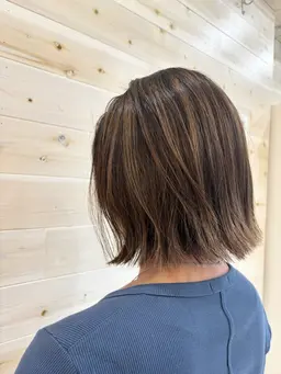 🩷大人気の🩷外国人風ハイライト+カラー+似合わせカット