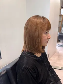 「白髪をぼかすハイライト」ハイライト+フルカラー+クラッシックトリートメント