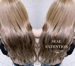 ⭐️最高級人毛100%シールエクステ⭐️52センチ胸下ロング【40本】¥8800