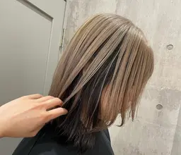 インナーカラー(ブリーチ＋カラー)＋TOKIOプレミアムトリートメント