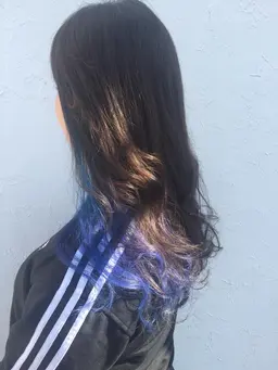 カット＋ブリーチ系カラー（ハイライトやインナーorフェイスフレーミングorオンカラーetc..🌈）＋高級トリートメント