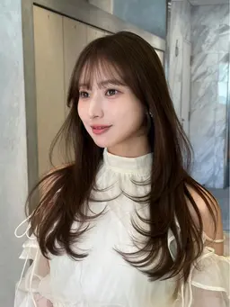 🍫今月限定🌟【平日】🙇♂️カット+透明感ケアカラー+スチームトリートメント✨