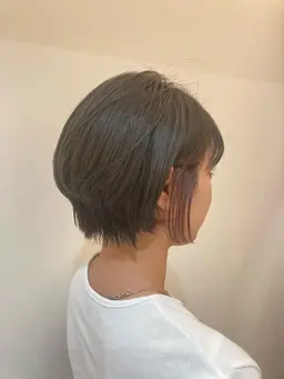 ワンカラー + カット(肩より上にカットさせていただける方)