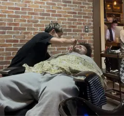 💈シャンプー＆顔そり💈眉カット込  #札幌#床屋