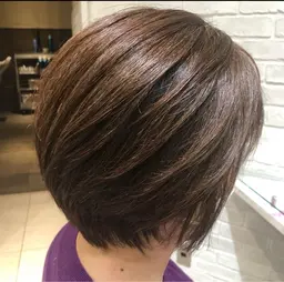 カット＋酸性ストレート+ジアミンレスカラー