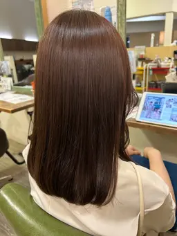 サラツヤストレート+2step treatment✨️