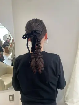 お呼ばれヘアセット🎀結婚式やライブ、お出かけなどに✨((早朝はご相談ください