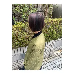 🫧カット+部分ブリーチ+髪質改善カラー🫧透明感+艶UP