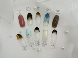 【オフなし】フレンチ+写真アート2本付 0円