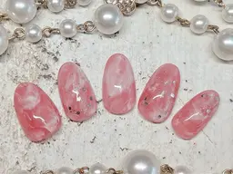 【🖐️ネイル】ニュアンスマーブルデザイン（お色変更なし）通常価格4980円→ミニモ限定2980円💅