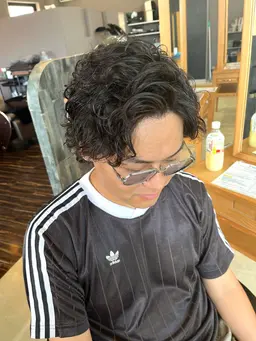 メンズカット＋ケアパーマ