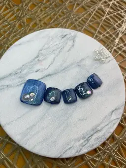 秋冬限定　フットネイル　オフなし　直前割