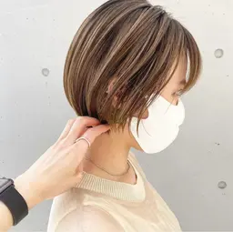 ショートボブスタイルカットモデル🌱