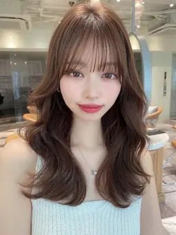 💎ブリーチなしダブルカラー💎+似合わせカット+補修トリートメント