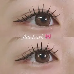 フラットラッシュ120本 🕊️コーティング仕上げ付き