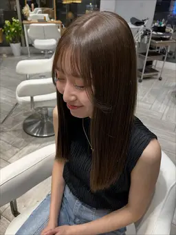 似合わせカット➕透明感カラー➕インプライム2ステップトリートメント🪽