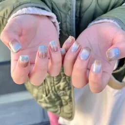 【オフ込み】💚店内デザイン(ニュアンス/韓国ネイルetc..50パターン以上!🤟)お爪を削らないパラジェル使用☺︎