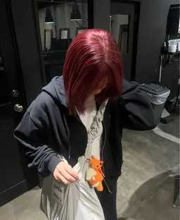 【🪷ミニモ限定クーポン🪷】　　　　　　　　　　　　　　　　　　　ダブルカラー(ケアブリーチ込み)+stトリートメント