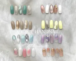 【HANDニュアンス定額ネイルデザイン】ご新規ジェルオフ無料(リピーター様オフ代別途）