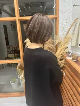 カット＋白髪ぼかしハイライト＋トリートメント