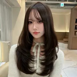 【大人気🌟】韓国風ロングレイヤーカット➕ライトトリートメント🤍🌷