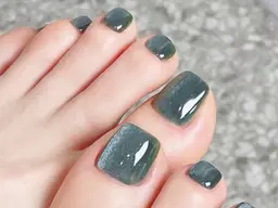 【フットネイル】マグネットorフラッシュ《初回ジェルオフ無料》6500→5980