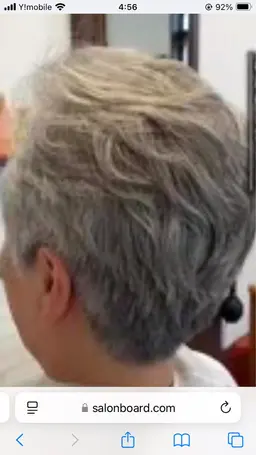 ベリーショート×ポイントパーマ練習モデル🧑‍🦱💫