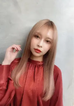 【平日限定ミニモ学割♪】色素を薄くする外国人風カラー（全体）前処理TR&髪質改善オージュア超音波トリートメント