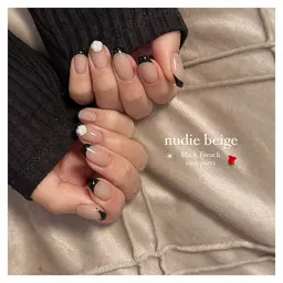 ハンドネイル　長さだし 10本➕　【ワンカラーorラメグラ】