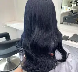 🎀cut➕color➕1step treatment🎀(寒色系🩵)