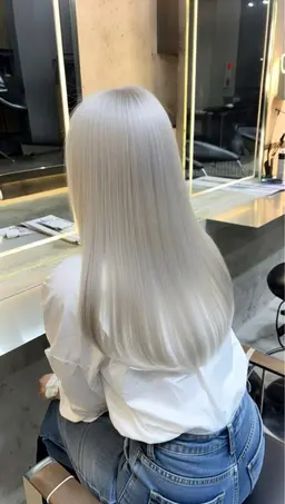 🔴ご新規様限定ケアブリーチクーポン❗️カット＋ダブルカラー　ブリーチリタッチ可能です！ミルクティー/ボブ/渋谷/原宿