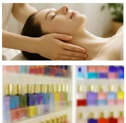 ✨おススメ✨ハーブピーリング+美容液導入+デコルテ背中肩ベッド90分】&【オーラソーマ10分】心も肌も輝く✨肌改善