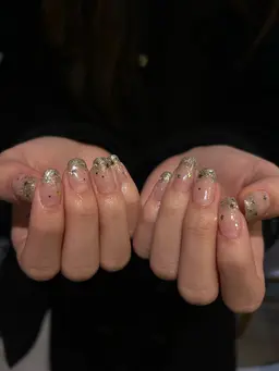 【限定価格】シンプル/ラメグラ/ラメアートnail✧︎.+ﾟオフィスnail