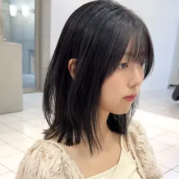 💎髪質改善ケア💎似合わせカット✨+酸熱トリートメント✨ボブ/切りっぱなしボブ/ボブウルフ/レイヤー/ショートボブ