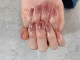 Hand オフ込 、 もやもやニュアンスnails(~3色使用)𖥧 𖧧  税込￥8,000～