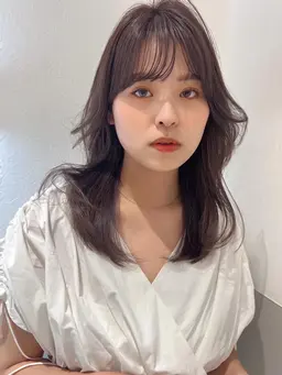 🍋リピーター様限定🍋 韓国ヘア特化カット+カラー+ミスト付3stepトリートメント(クイックスパ付)