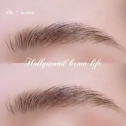 《次世代アイブロウ》ハリウッドブロウリフト(眉毛パーマ＋眉毛Wax)似合わせメイク仕上げ🌼 ¥7,500→¥6,500