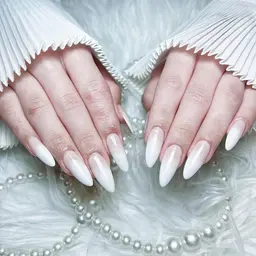 🩷チップ長さだし10本🩷ベイビーブーマー（ベース色付きカラーグラデーション）　オフ無し