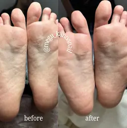 お得メニュー📢🌺フットワンカラー+フットケア（角質ケア、フットバス付）