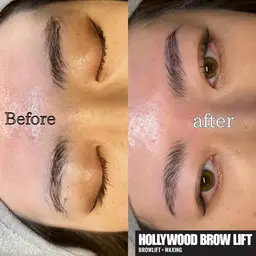 眉癖改善【ハリウッドブロウリフト】（眉毛WAX脱毛付き）