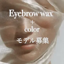 【理想の眉に✨️】アイブロウワックス＋カラーモデル￥8200→￥4000
