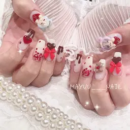 ‎🤍痛ネイル2本+盛り放題‎🤍有料パーツ込🕊